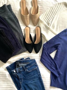 Women’s Capsule Wardrobe/ Bundle: navy, black, cream